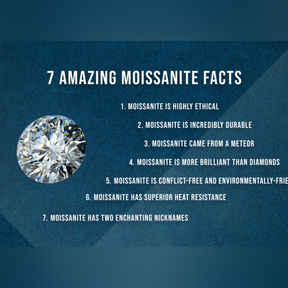 6ct.tw Moissanite 4 Prong Silver Earrings - Picture 8 of 13